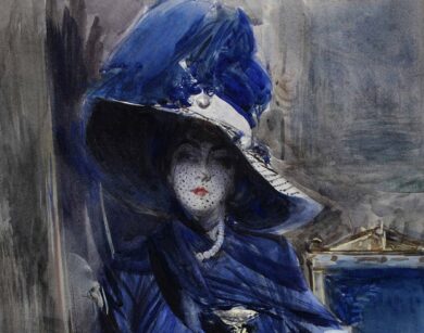 Boldini La divina in blu 1