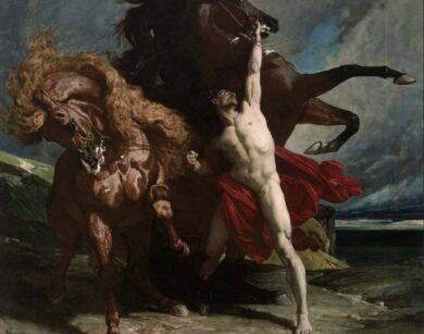 Henri Alexandre Georges Regnault 1843 1871 – Automedonte con i cavalli di Achille 1