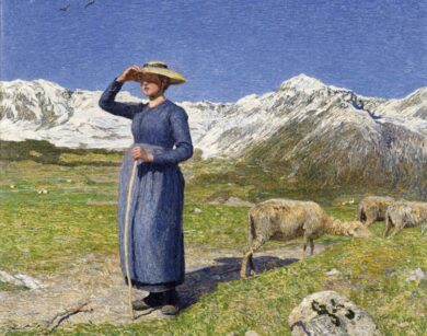 Segantini Mezzogiorno sulle Alpi 1
