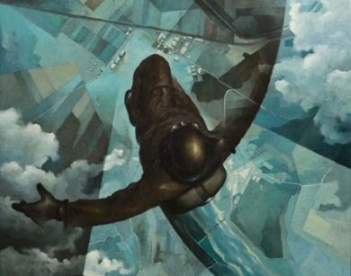 Tullio Crali Prima che si apra il paracadute 1931 1