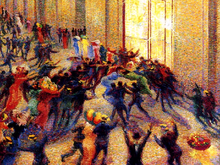 Boccioni | Riot at the Gallery