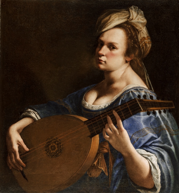 Artemisia Gentileschi | Autoritratto come suonatrice di liuto