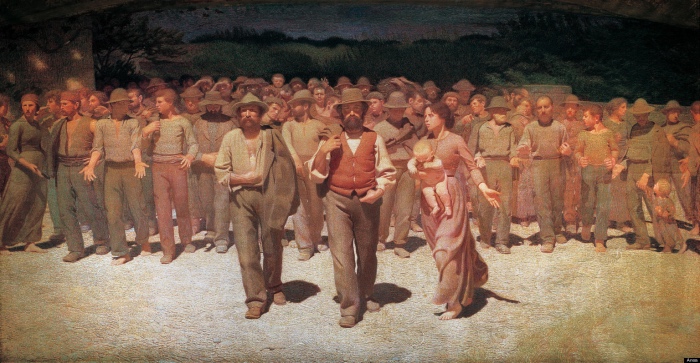 The Fourth Estate | Giuseppe Pellizza da Volpedo