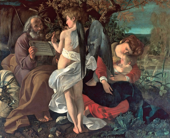 Rest on the Flight into Egypt | Caravaggio