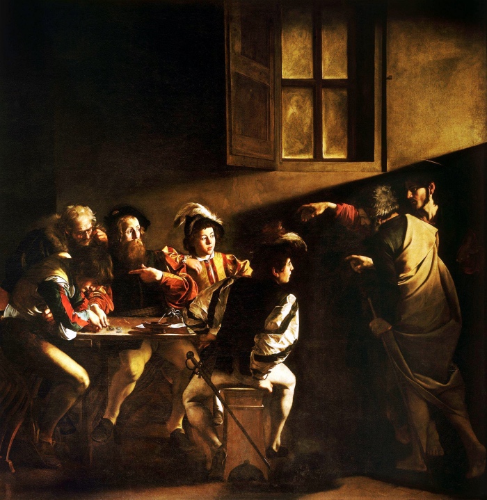 Inspiration of Saint Matthew | Caravaggio