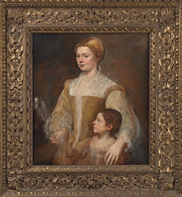 Titian | Portrait of a Lady and her Daughter 