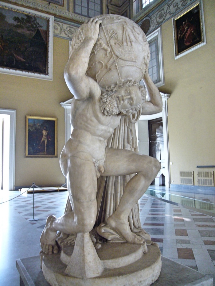 The Farnese Atlas | Works of art in Napoli