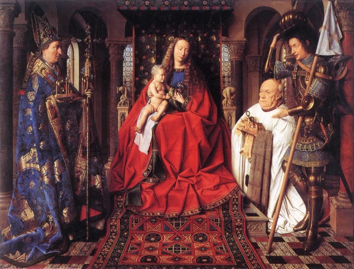 van Eyck | Madonna del canonico van der Paele