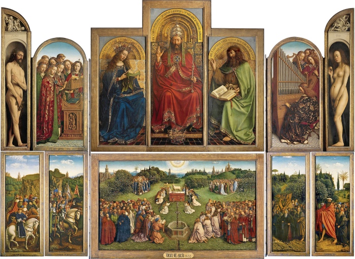 van Eyck | Polittico dell'Agnello Mistico