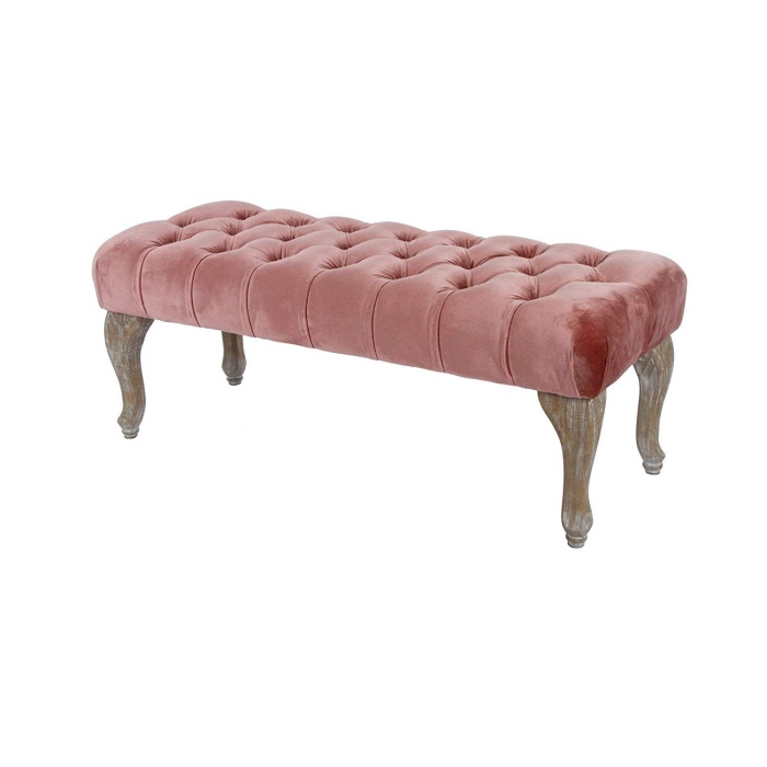 rosé seating bench | Baroque style