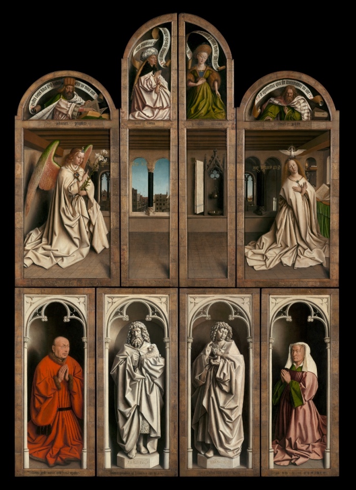 van Eyck | polittico dell'Agnello mistico