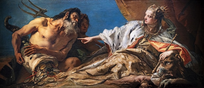 Giambattista Tiepolo | Neptune offering gifts to Venice