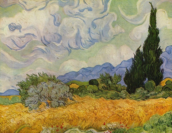 van Gogh | Wheat Field with Cypresses 