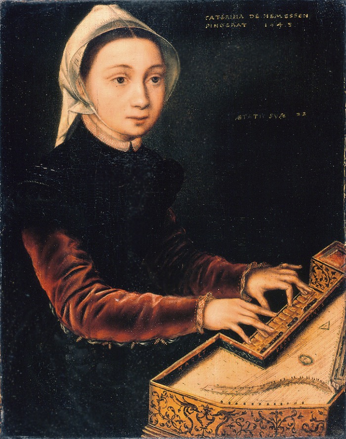 Catharina van Hemessen | Girl at the Virginal