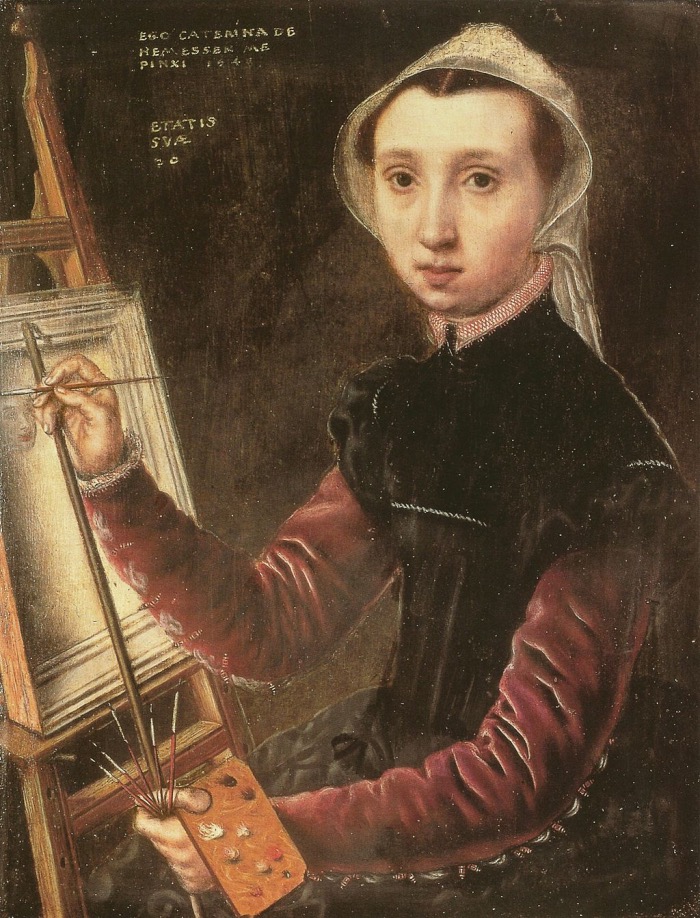 Catharina van Hemessen | self-portrait