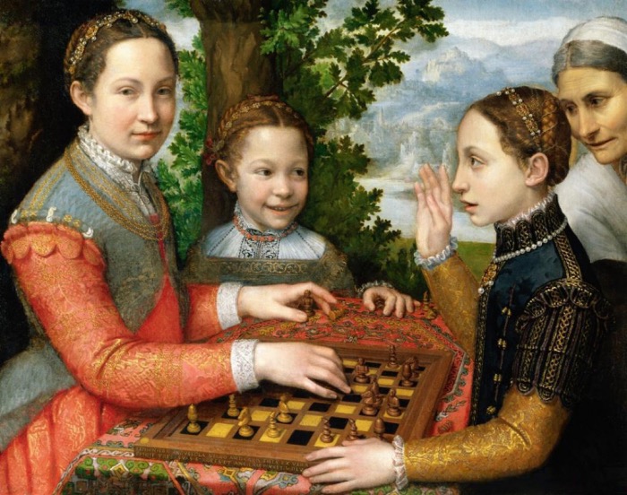 Sofonisba Anguissola | the artists's sisters playing chess