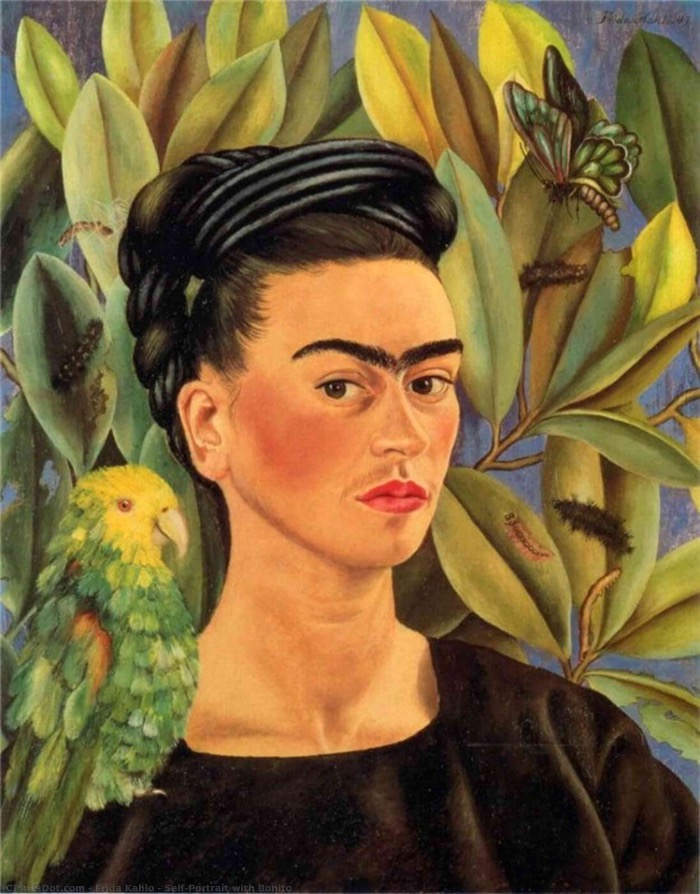Frida Kahlo | Autoritratto con bonito