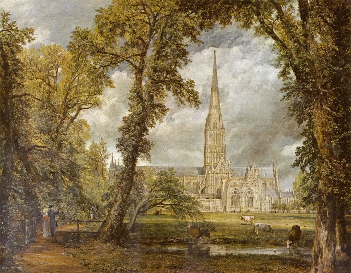 La cattedrale di Salisbury vista dai terreni del vescovo | Constable