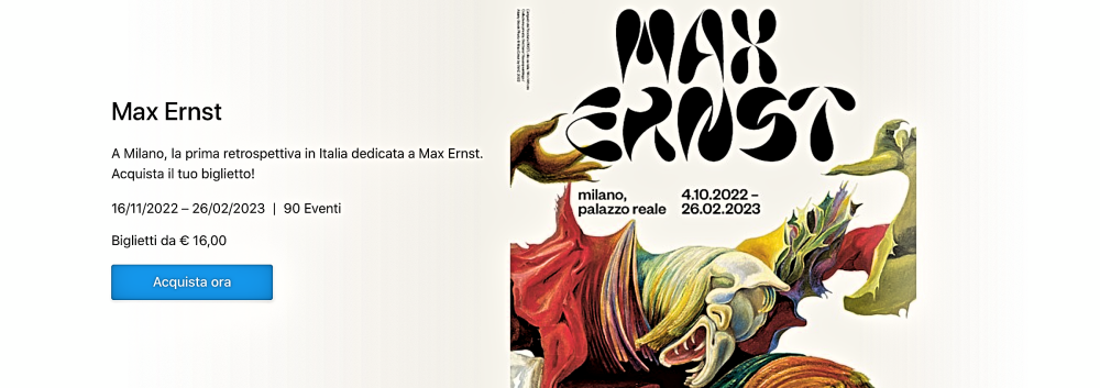 mostra Max Ernst | biglietti