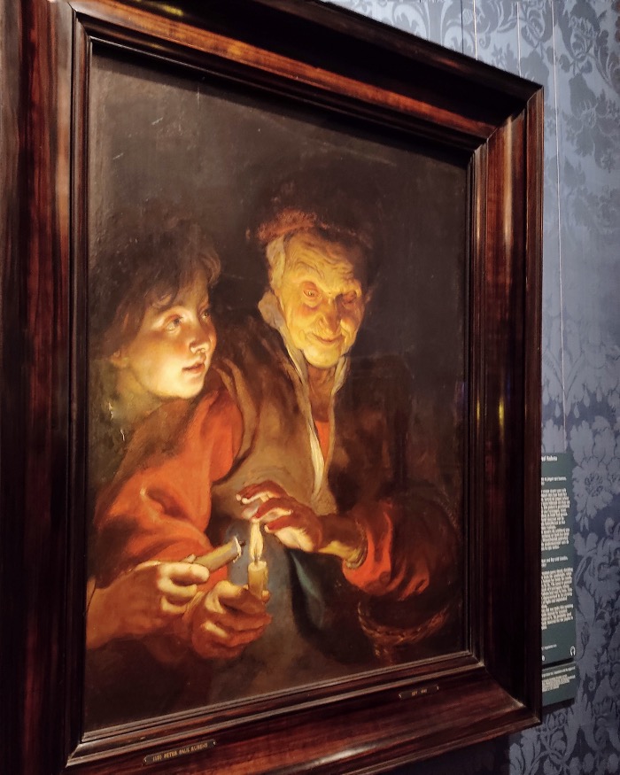 Vecchia con ragazzo e candele | Paul Rubens