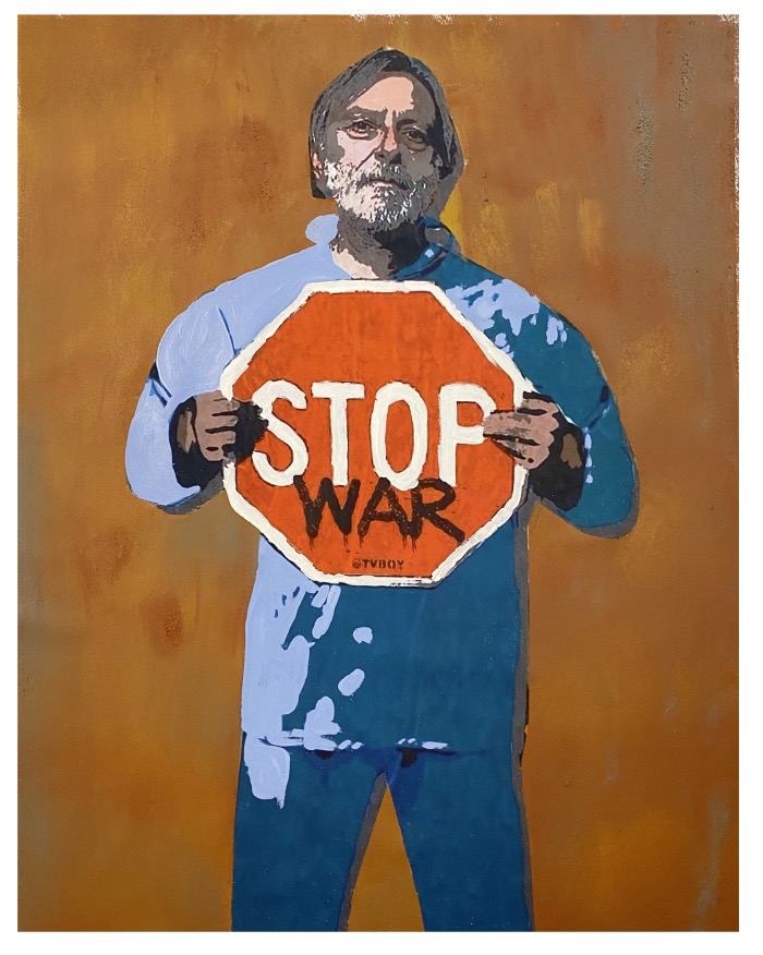 TVBOY | stop war gino strada