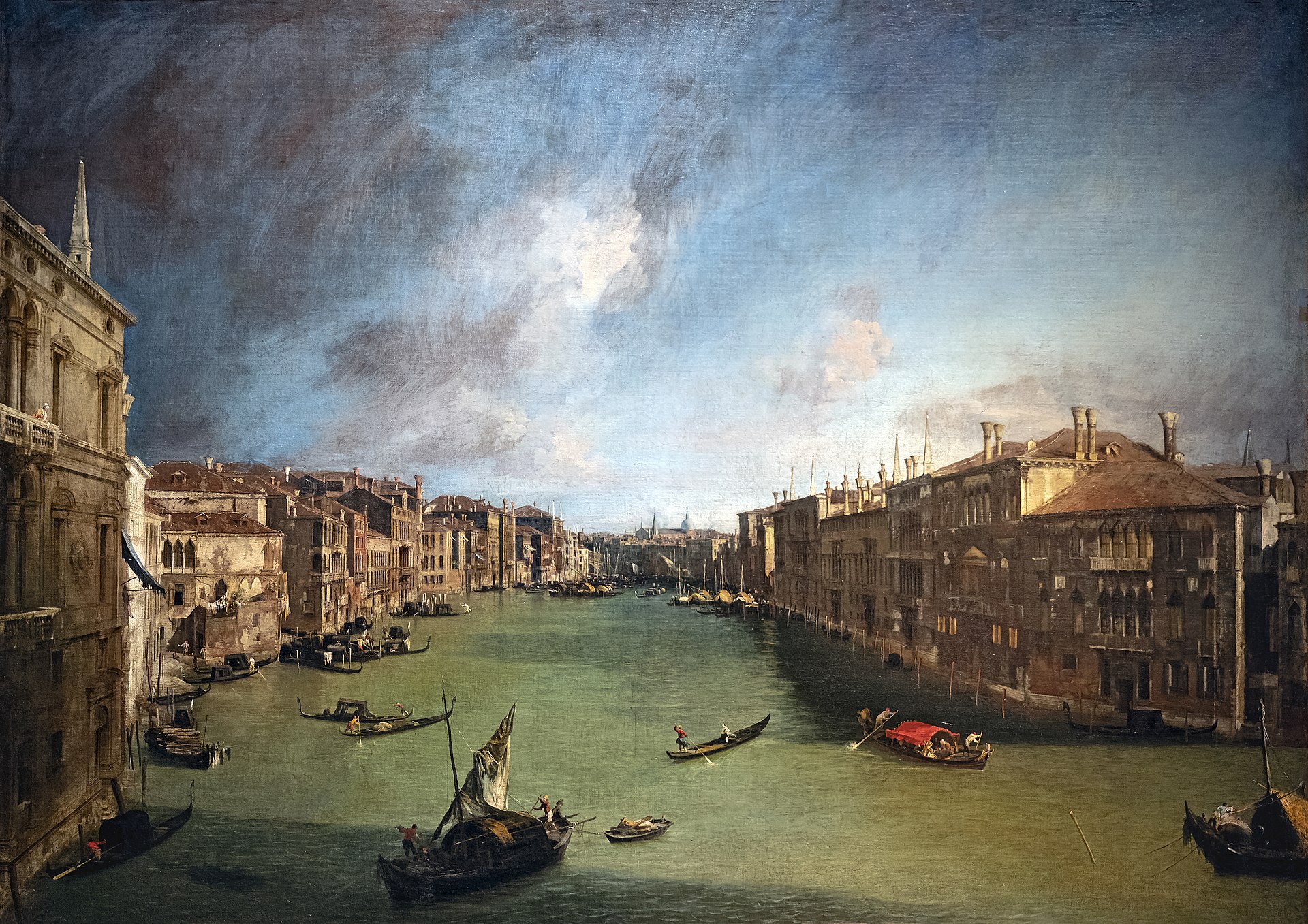 Canaletto | Il canal Grande da Palazzo Balbi a Rialto