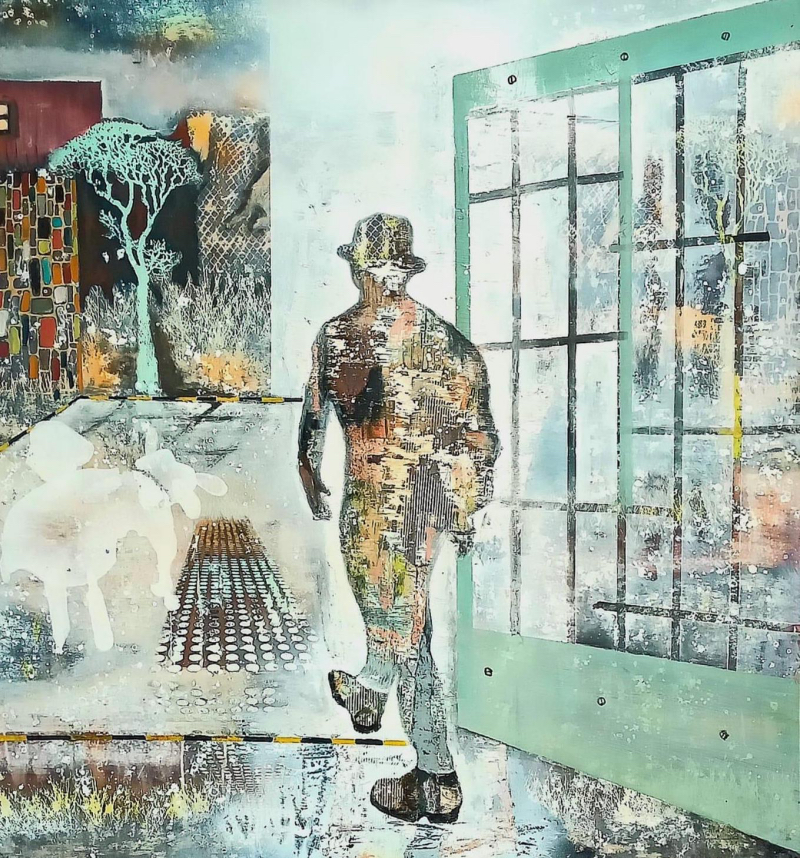 Paul Onditi Mixed media 