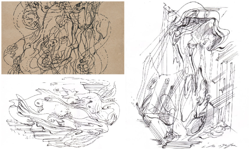André Masson disegni scrittura automatica