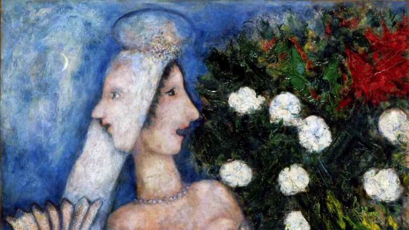 Marc Chagall La sposa dai due volti