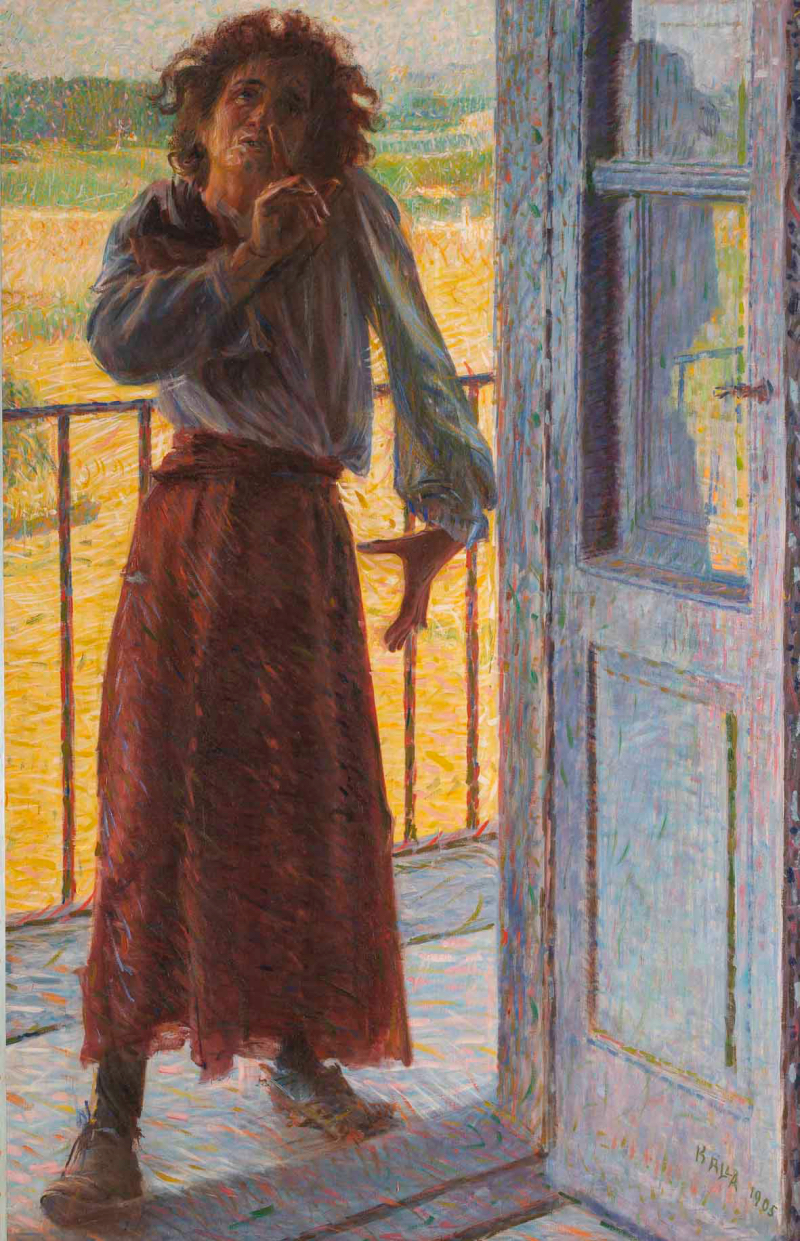 Giacomo Balla Dei Viventi La pazza