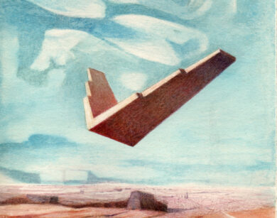 Massimo Scolari 2015 ALI DOLOMITICHE watercolor on paper