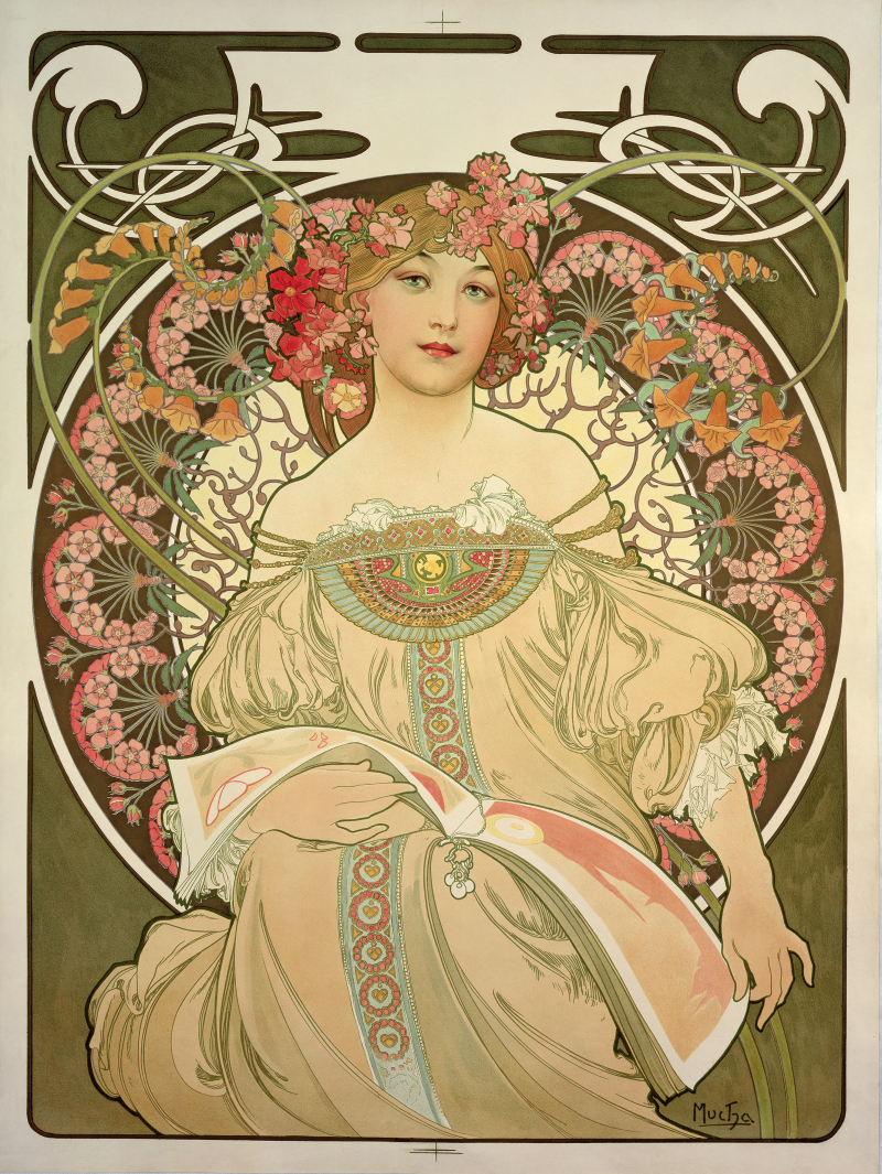 Alphonse Mucha Reverie 1897