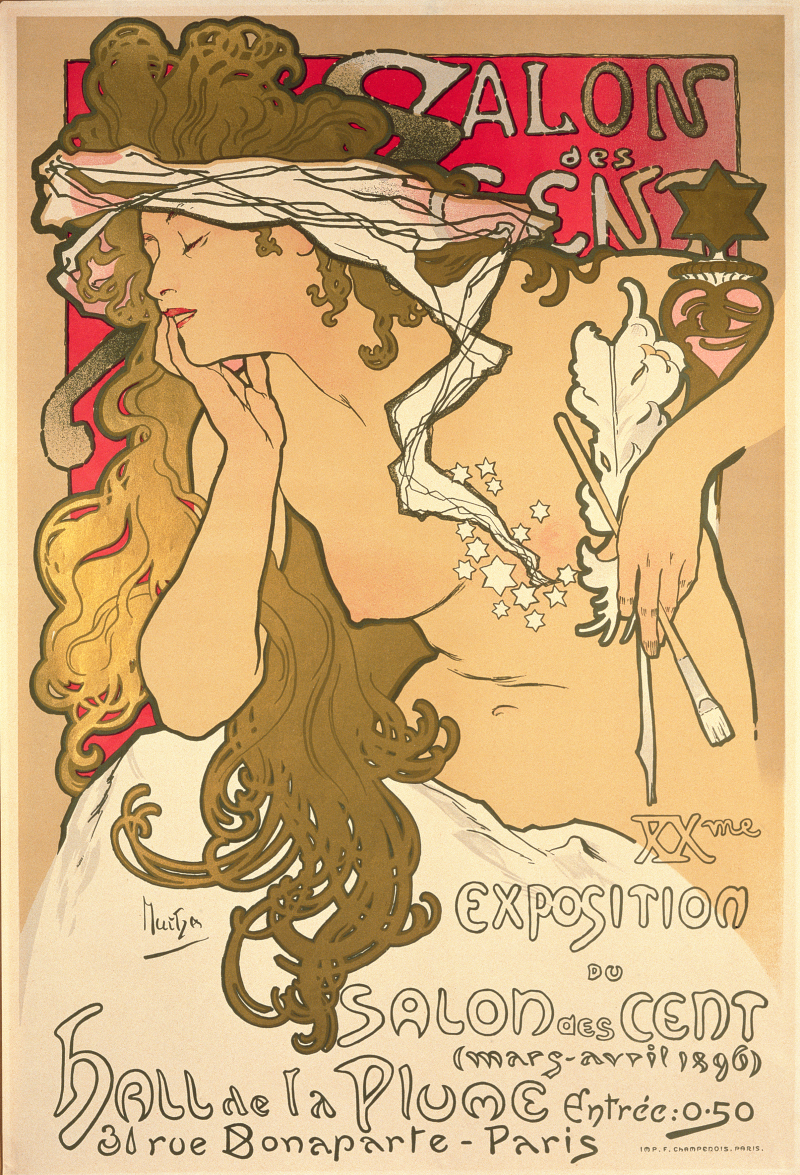 Alphonse Mucha Salon des Cent 20th