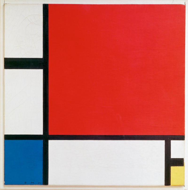 Composition with Red, Blue and Yellow Piet Mondrian