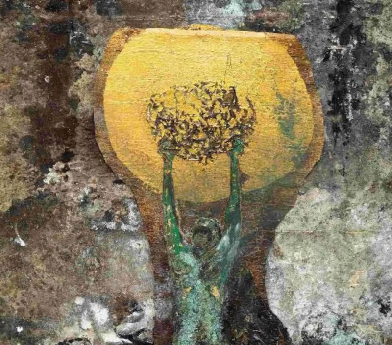 Anselm Kiefer, Le Alchimiste, Sophie Brahe (dettaglio)